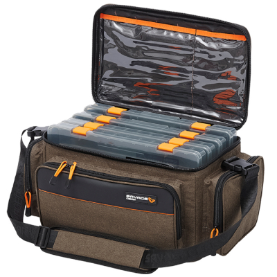 Сумка Savage Gear System Box Bag L, 4 коробки, 24x47x30см, 18л, арт.74243