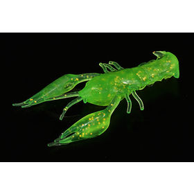 Мягкая приманка MicroKiller Рачок 40мм Зеленый Флюо