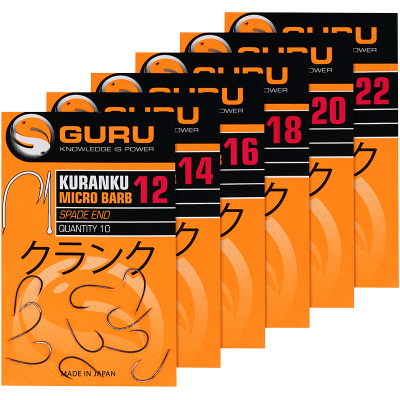 GURU Крючок Kuranku №12 микробородка с лопаткой  GKU12