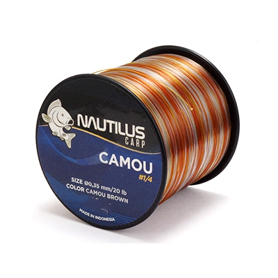 Леска Nautilus Carp Camou brown d=0.30 1.300m