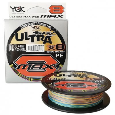 Плетеный шнур YGK Ultra2 Max WX8 150m 1.0  8.8 kgf