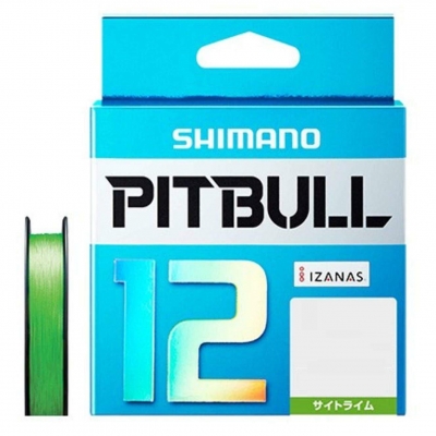 Шнур PE Shimano Pitbull PE12 PL-M52R Green 150m # 0.6 (6.3kg.)