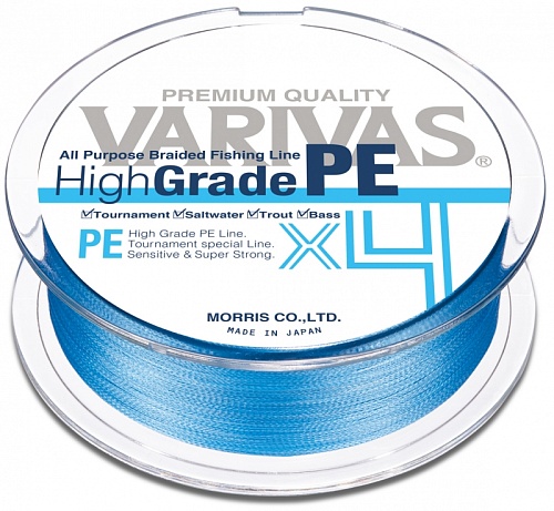 Шнур Varivas High Grade PE 150m # 06 blue