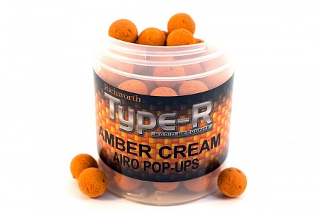 Бойлы 14mm 80gr POP-UPS Tupe-R Amber Cream