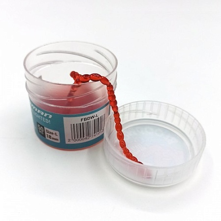 FLAGMAN  Blood Worm Red size-L 50pcs