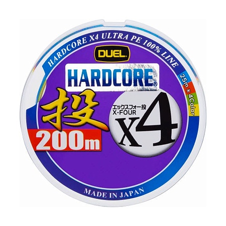 Шнур Duel Hardcore X4  #2.0  200m H3250 color